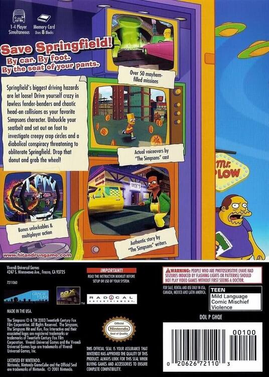 The Simpsons: Hit & Run