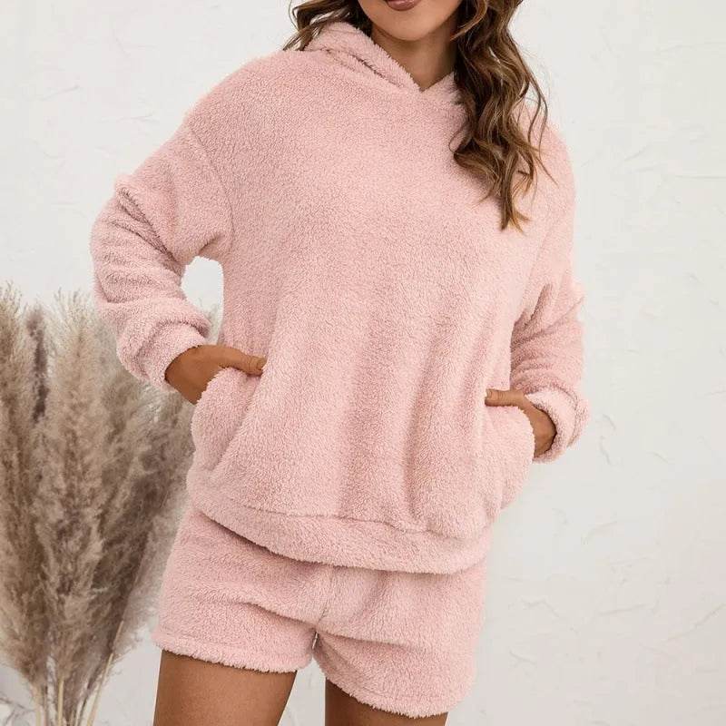 Women Hooded Sweater Suit Casual Home Wear - EX-STOCK Canada