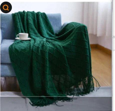Sofa Blanket Cover Blanket Nordic Office Blanket EX-STOCK Canada