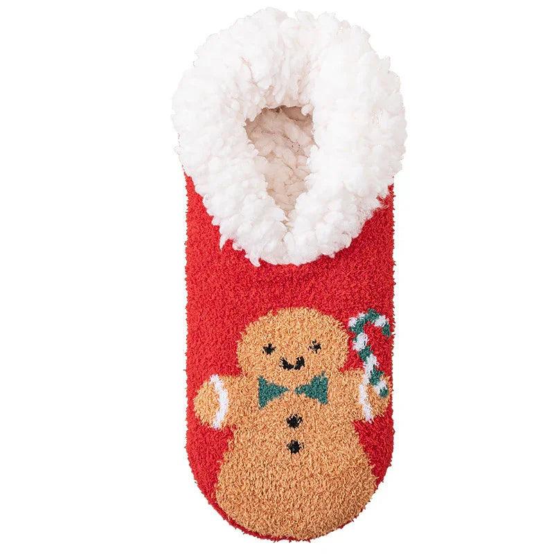 Thickened Room Socks Indoor Non-slip Silicone Lambswool Socks EX-STOCK Canada