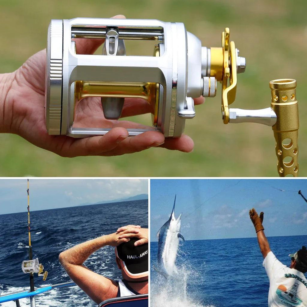 Tambour de pêche en mer en métalEX-STOCK Canada
