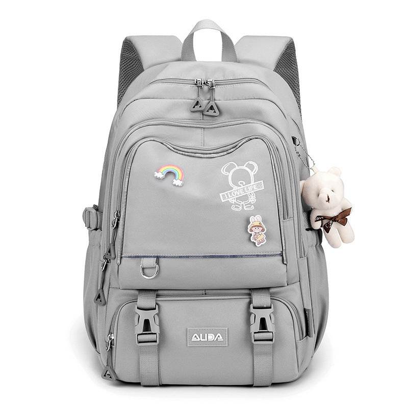 Large Capacity Lightweight Spine-protective Girls Backpack - EX-STOCK Canada