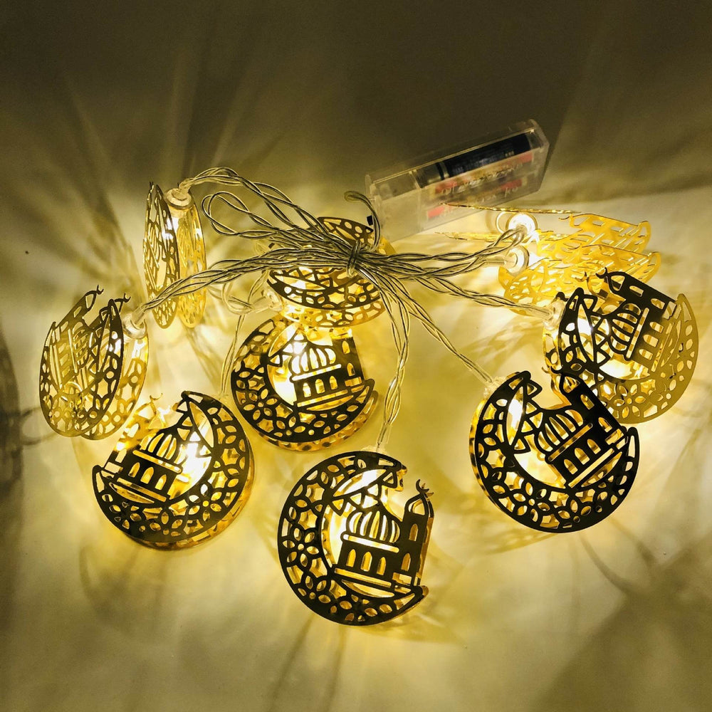 Ramadan Decoration For Diwali Festival Of Eurban Eid Mubarak String Light - EX-STOCK Canada