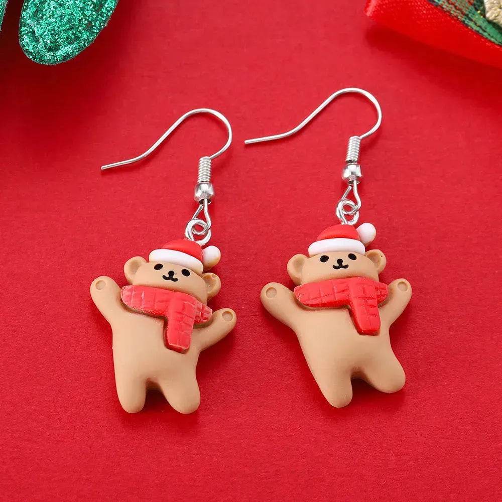 Creative Cartoon Christmas Earrings Fashion - EX-STOCK Canada