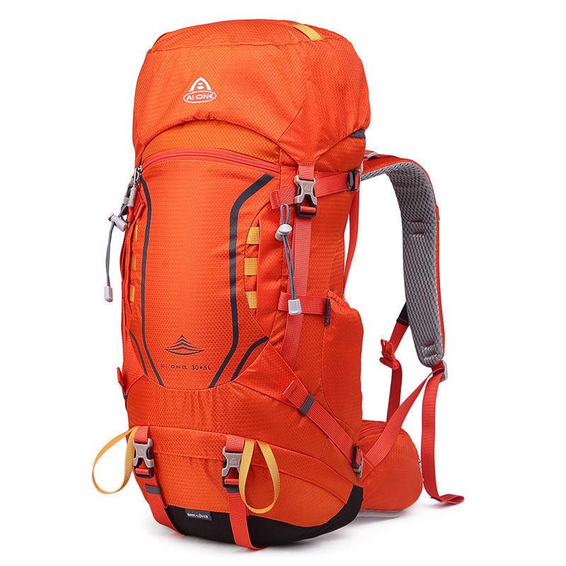 35+5L Nylon Hiking Backpack – Mesh Frame, 6 Colours