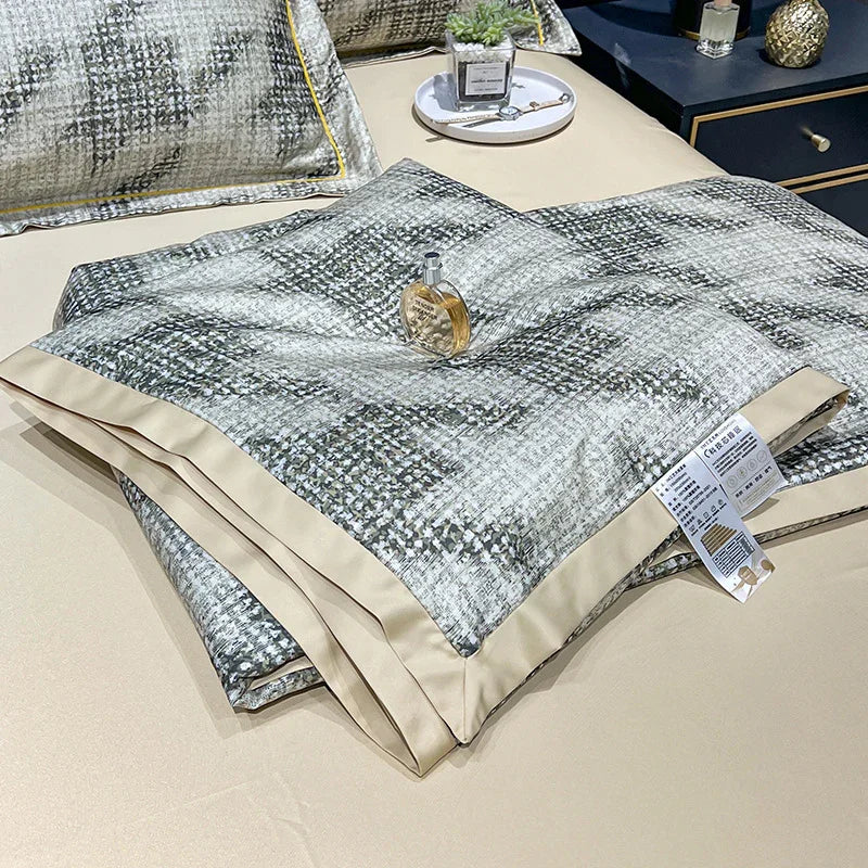 Tencel Summer Duvet Four-piece Washed Silk EX-STOCK Canada