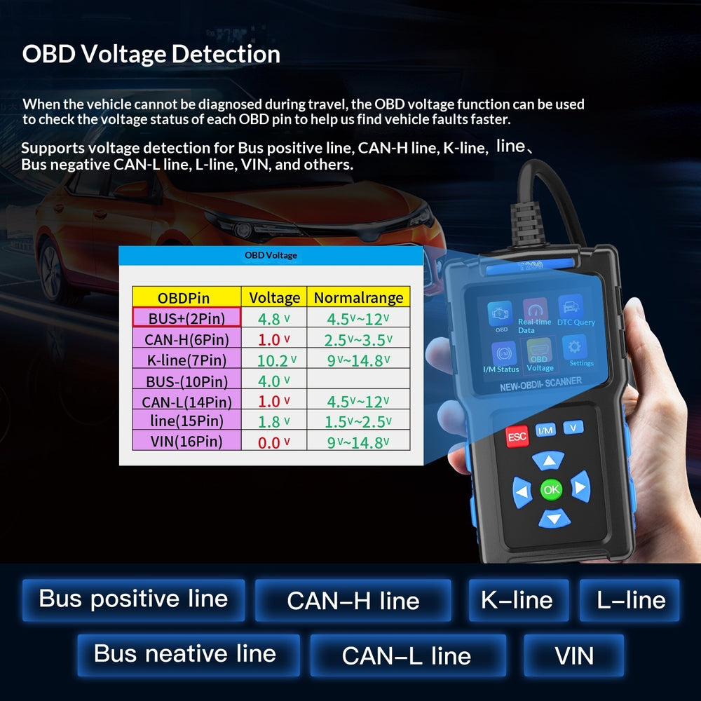 T200 Automobile Fault Diagnosis Instrument
