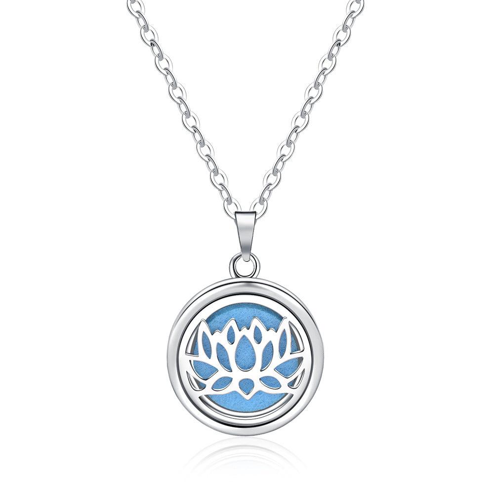 Collier Boîte à Parfum Ronde Creuse Ouverte - EX-STOCK Canada