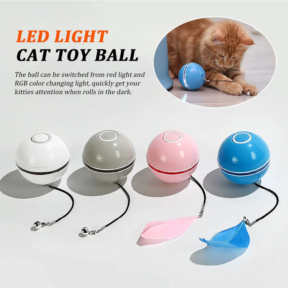 Colorful LED Laser Funny Cat Ball EX-STOCK Canada