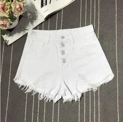 Casual Summer Women Denim Short High Waists Sexy Short Jeans - EX-STOCK Canada