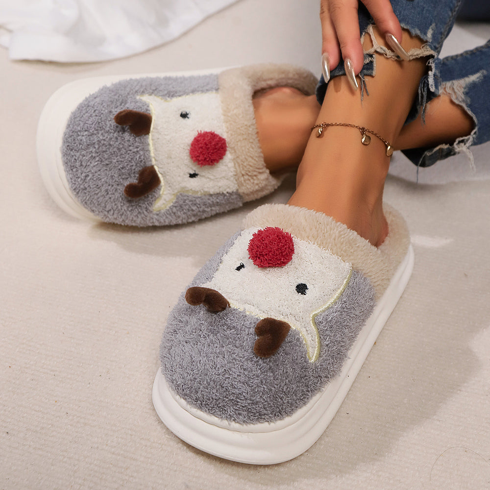 Cotton Slippers Cute Cartoon Indoor And Outdoor Warm Non-slip Comfort And Casual EX-STOCK Canada