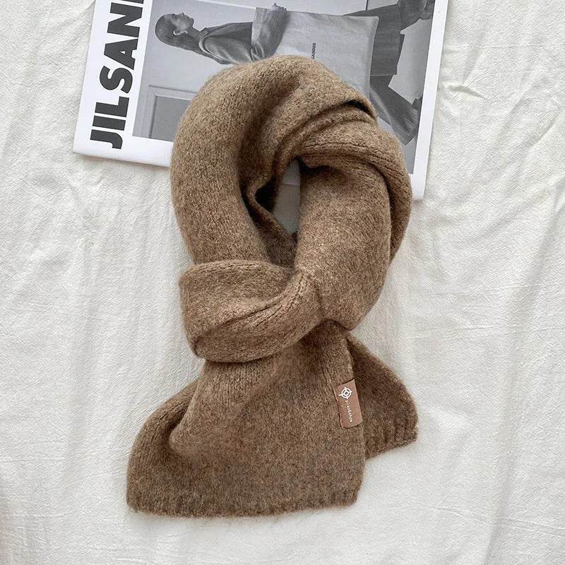 Women's Sweet Version Fleece Solid Scarf Autumn And Winter - EX-STOCK Canada