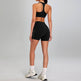 Stylish Fashion Gym clothes for women Crop workout top and Short Pant - EX-STOCK Canada