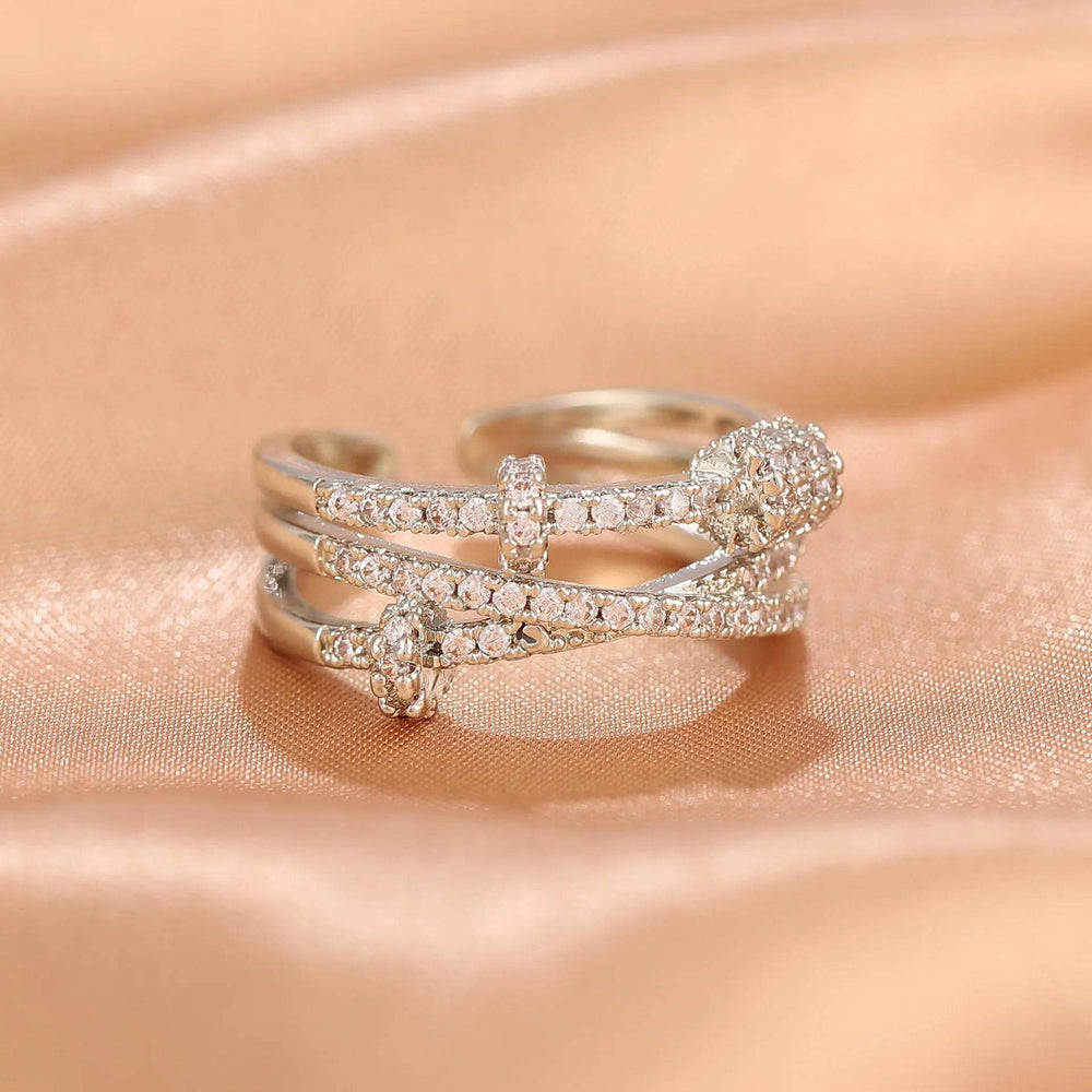 Niche Opening Adjustable Non-fading Cross Ring - EX-STOCK Canada