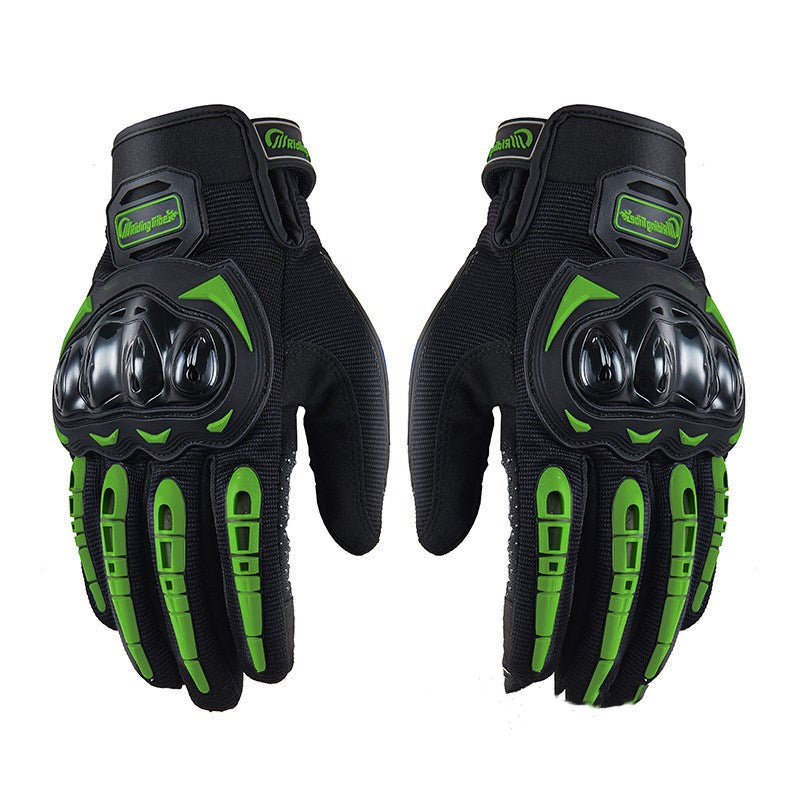 Green Riding Tribe MCS-17 Motorcycle Gloves – 5 Colours | M to XXL