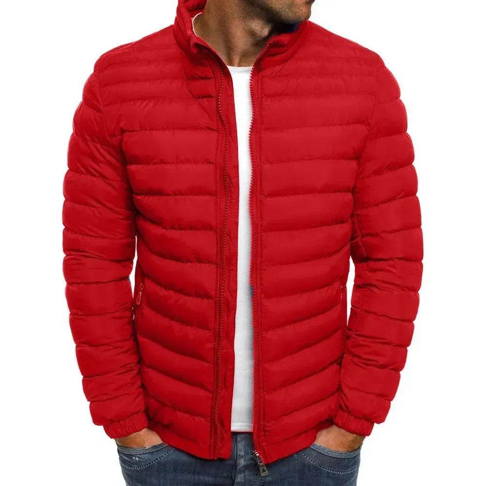 Autumn Winter Windproof Long Puffer Jackets for Men Cotton Padded - EX-STOCK Canada