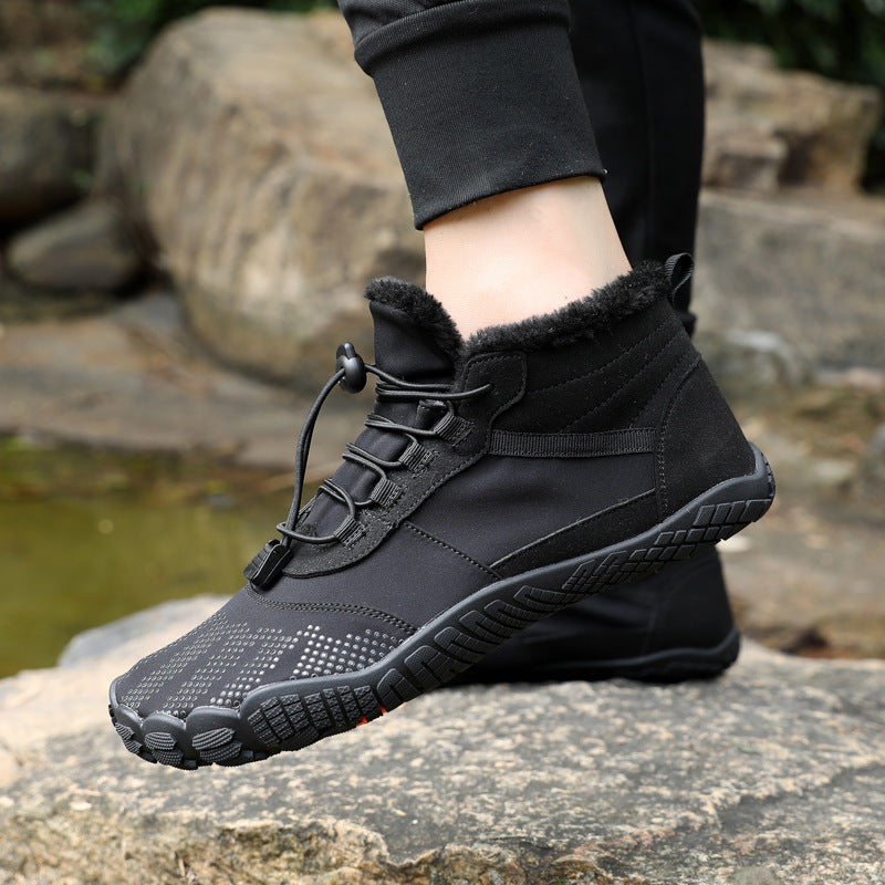 Waterproof fleece-lined winter hiking boots – product view 2