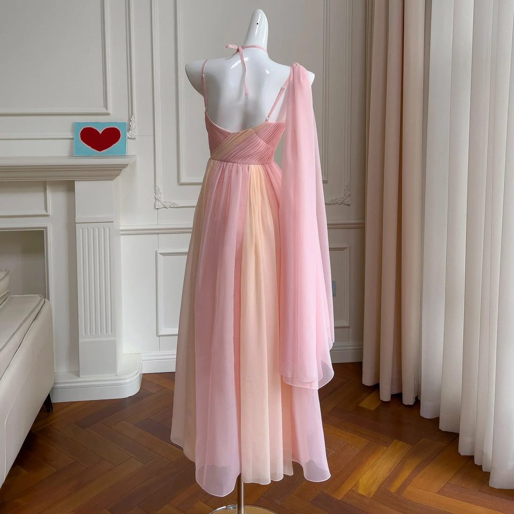 French Minority Three-dimensional Flower Sling Birthday Dinner Dress EX-STOCK Canada