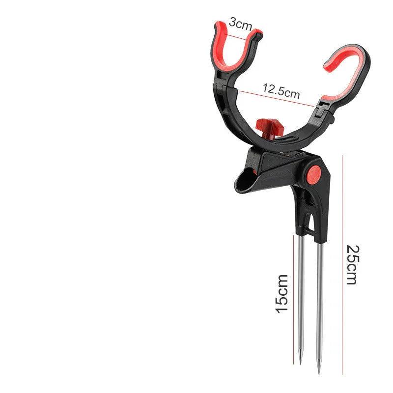 Supporto per canna da pesca ad angolo, attrezzatura, supporto in acciaio anti-ruggine, portacanna, attrezzatura per pescaEX-STOCK Canada