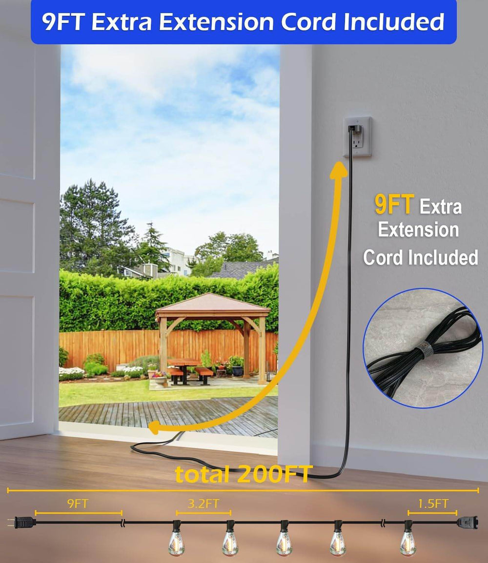 High Voltage Direct Insertion S14 Light String Party Light - EX-STOCK Canada