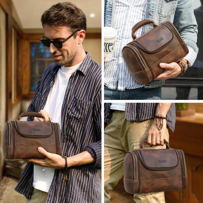 Bolsa de Entrenamiento Múltiple de Piel de Vaca Vintage Portátil | EX-STOCK Canada