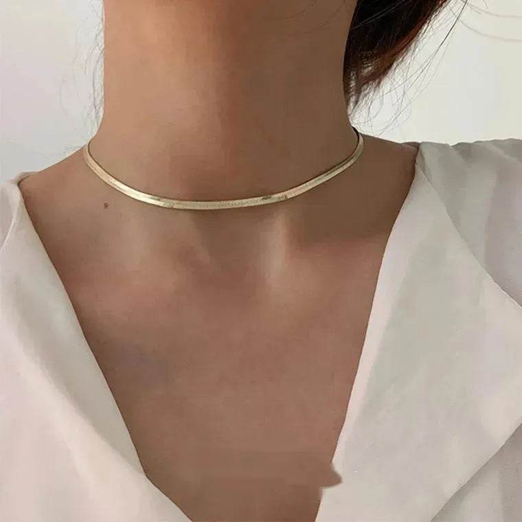 cold wind European and American Simple minimalist necklace women - EX-STOCK Canada