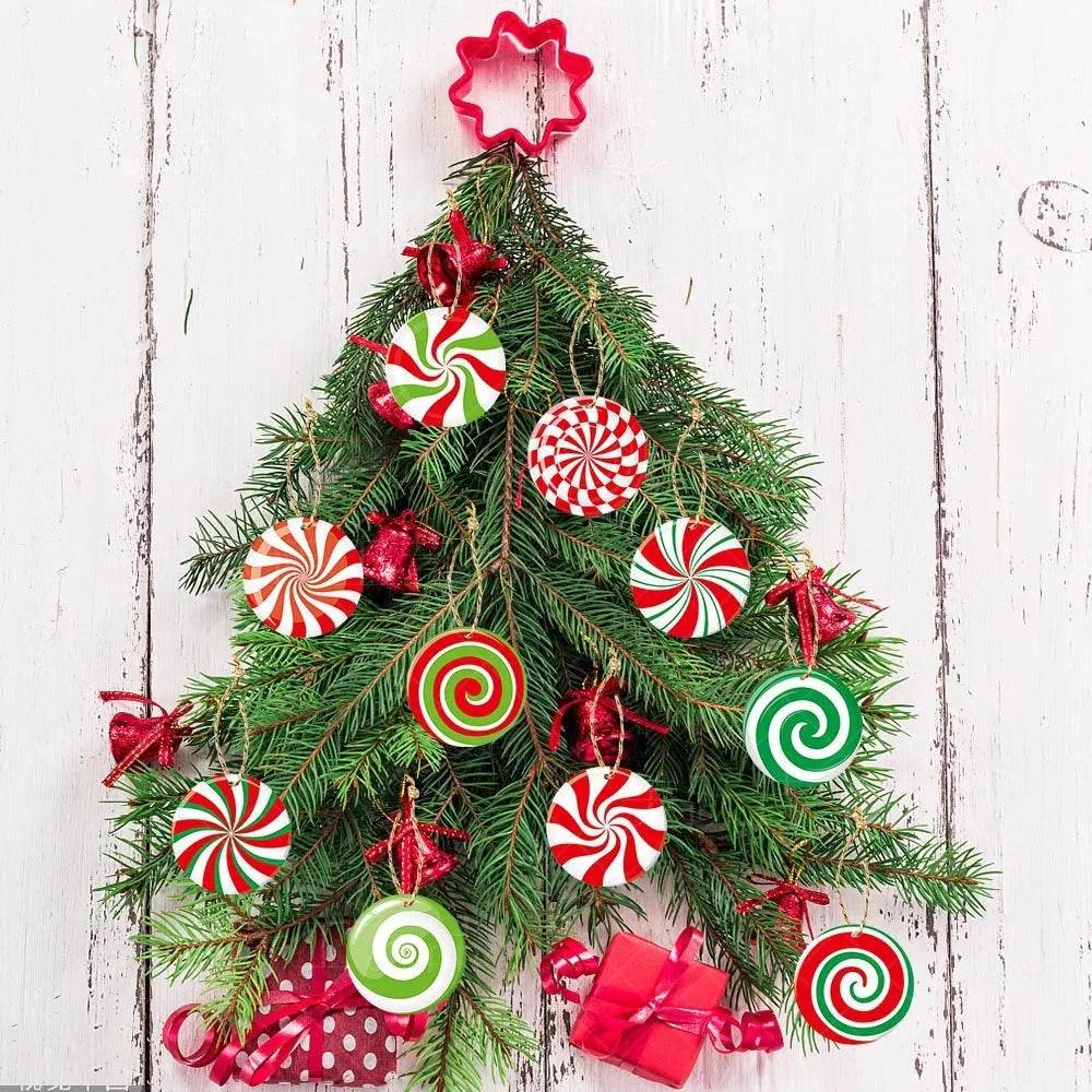 Christmas Party Christmas Tree Decorations Arrangement Candy Ornaments - EX-STOCK Canada
