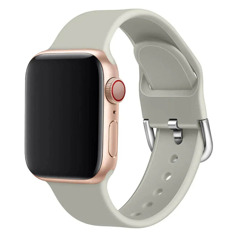 Watch strap solid color silicone watch buckle strap - EX-STOCK Canada