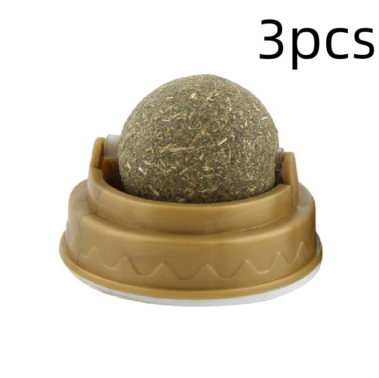 Catnip Balls Cat Treats Rotary Molar Teeth Cleaning EX-STOCK Canada