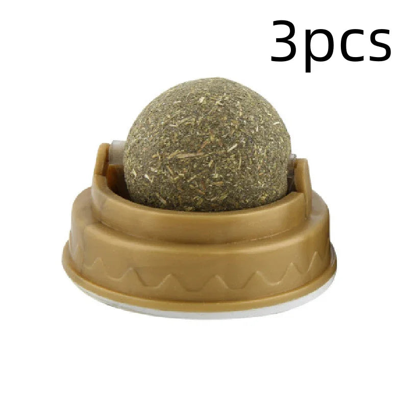 Catnip Balls Cat Treats Rotary Molar Teeth Cleaning EX-STOCK Canada