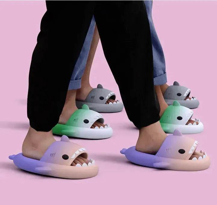 Flip flop Shark Slides Slippers Men's Home Bathroom Non-slip Slippers - EX-STOCK Canada