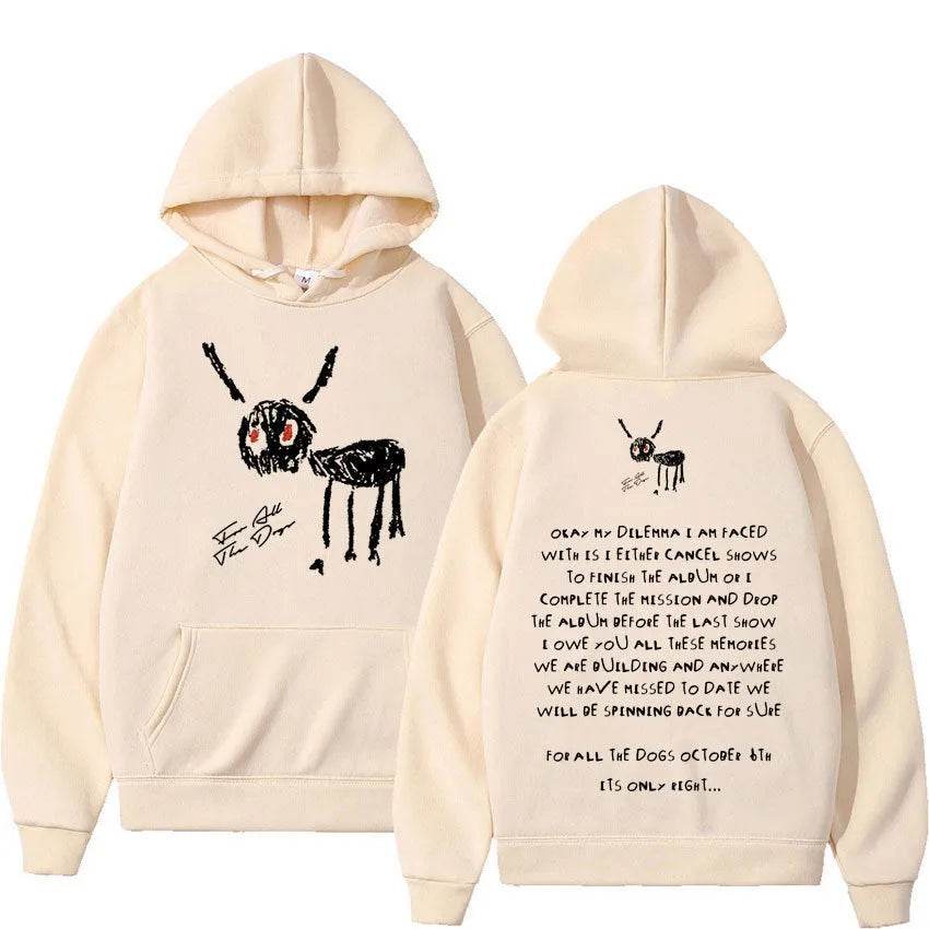 Rapper Drake For All The Dogs Letter Unisex Hoodie Sweatshirt - EX-STOCK Canada
