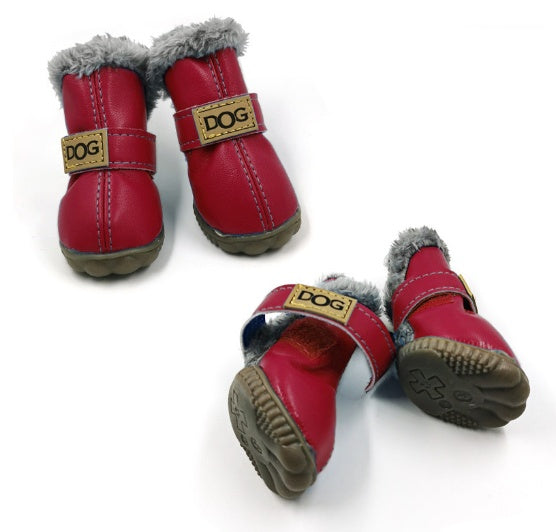 Dog Thick Snow Boots Keep Warm Teddy Autumn And Winter VIP Shoes EX-STOCK Canada