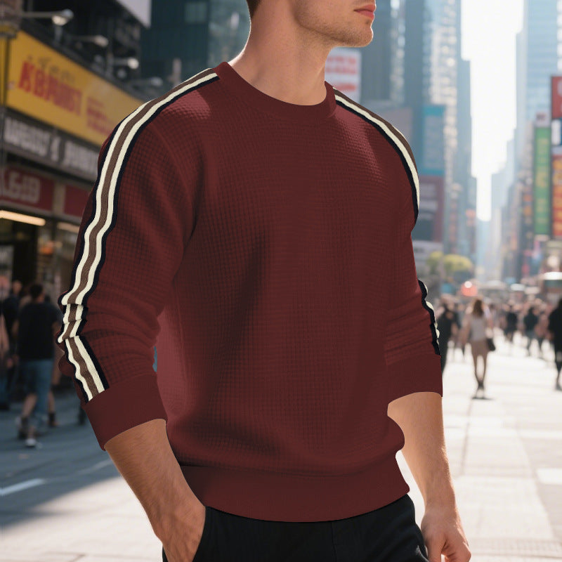 Casual Men's Loose Round Neck Sweater Thin EX-STOCK Canada