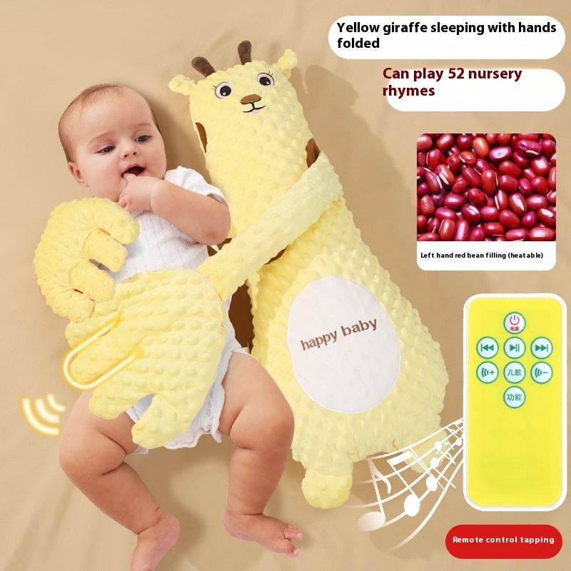 Oreiller Épuisant pour Bébé Contrôlé à Distance à Main Apaisant pour le Sommeil du Bébé Peluche Cartoon Confort pour Tout-PetitEX-STOCK Canada
