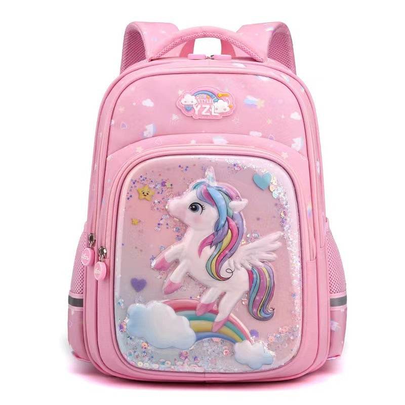 Primary School Cute Cartoon Mermaid Girls Backpack - EX-STOCK Canada
