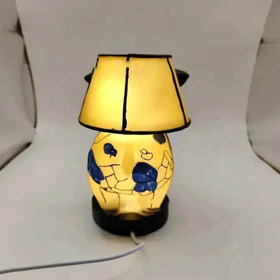 Beautiful Cow Table Lamp Bedside Table Lamp With USB Bedside Lamp For Living Room Bedroom Dormitory Bra Ornament - EX-STOCK Canada