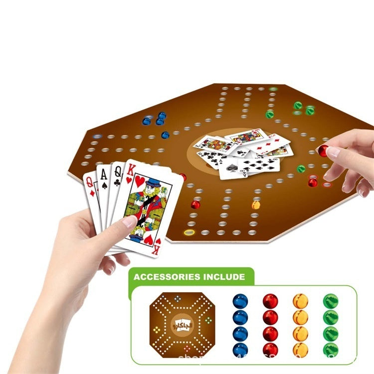 Coated Paper Card Game Arabic Parent-child Marbles Poker Game Toy EX-STOCK Canada