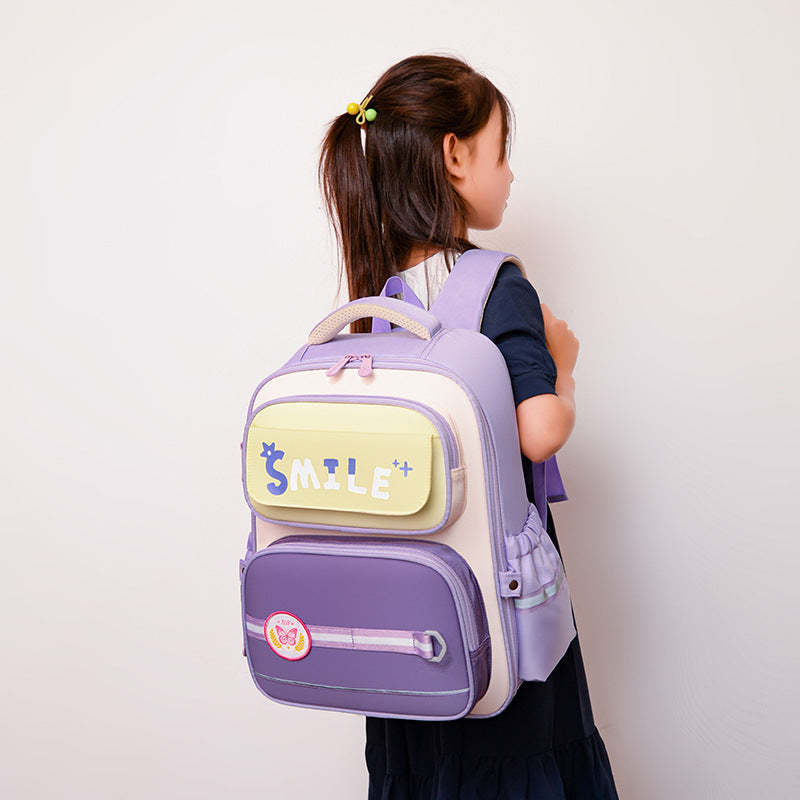 Children's Cartoon Letters British Style Schoolbag EX-STOCK