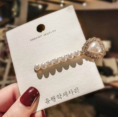Elegant Pearl Bling Hair Clip - EX-STOCK Canada