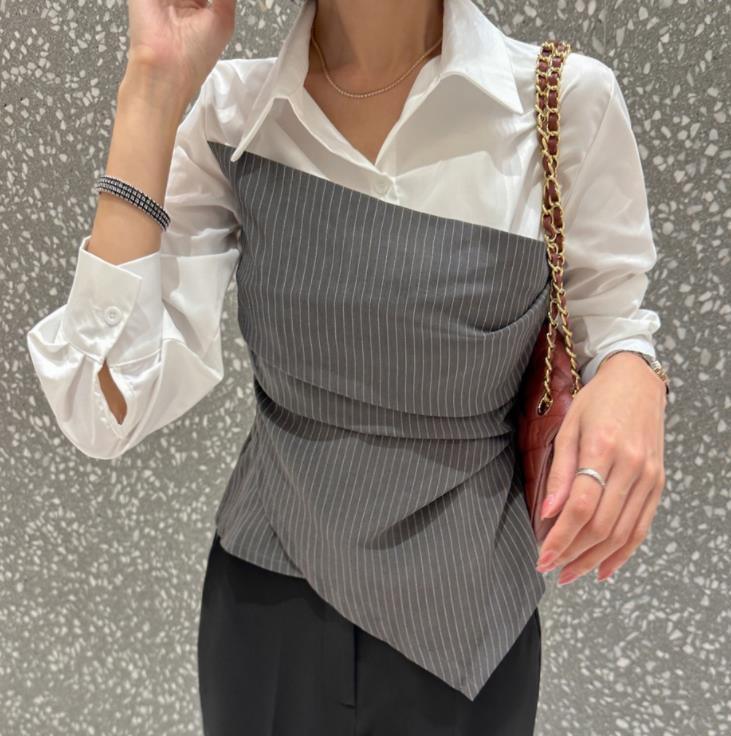 Korean Style Commute Slim-fit Shirt - EX-STOCK Canada