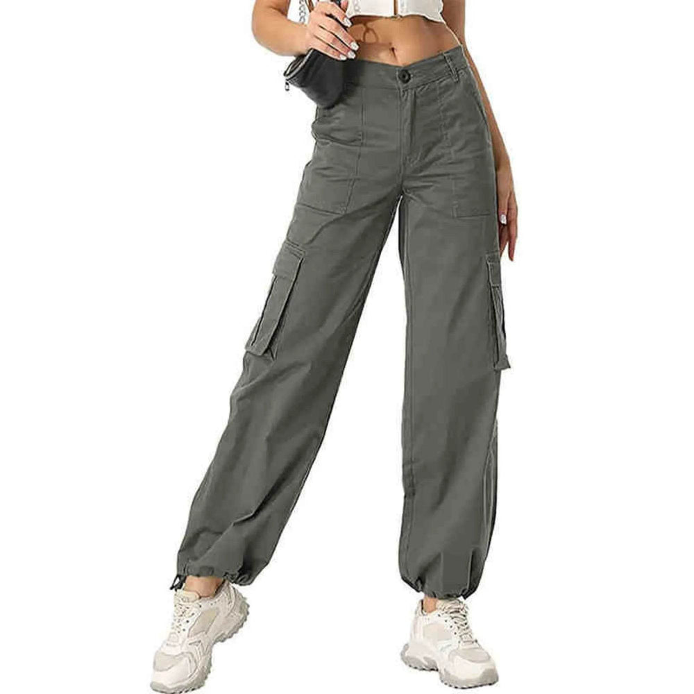 Wide Leg High Waist Casual Pants For Women - EX-STOCK Canada