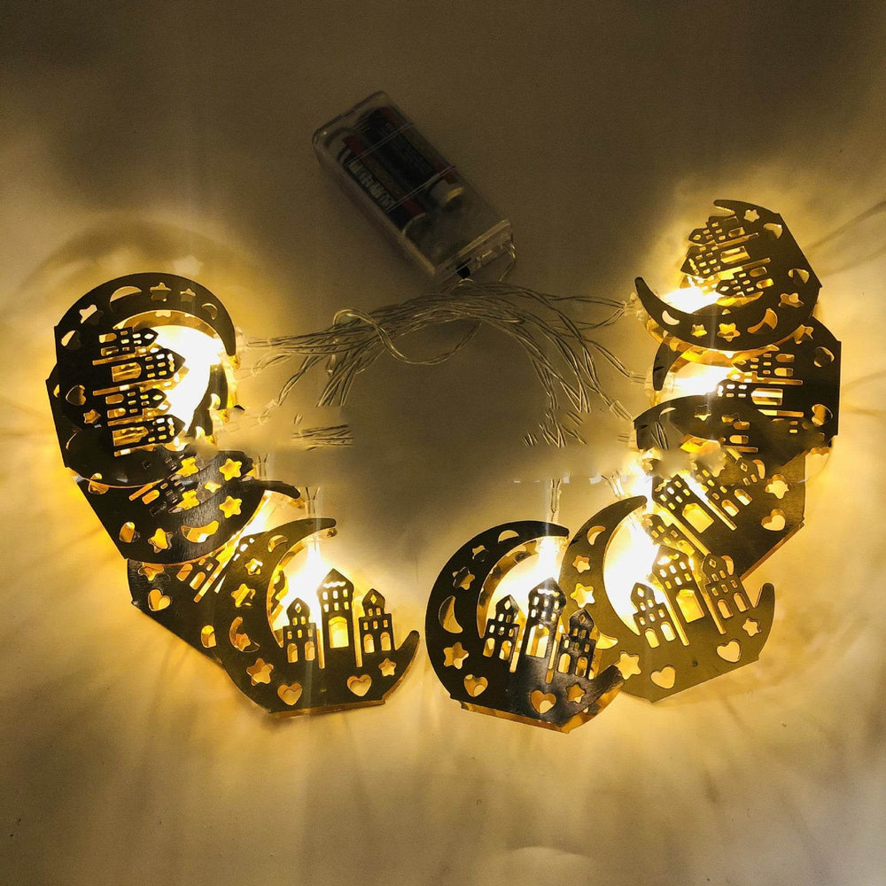 Ramadan Decoration For Diwali Festival Of Eurban Eid Mubarak String Light - EX-STOCK Canada