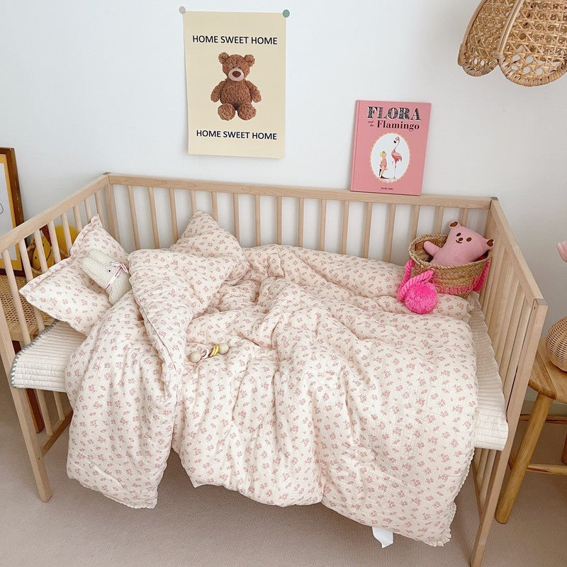 Pastoral Style Children Thickening Thermal Duvet Core Winter Quilt EX-STOCK Canada