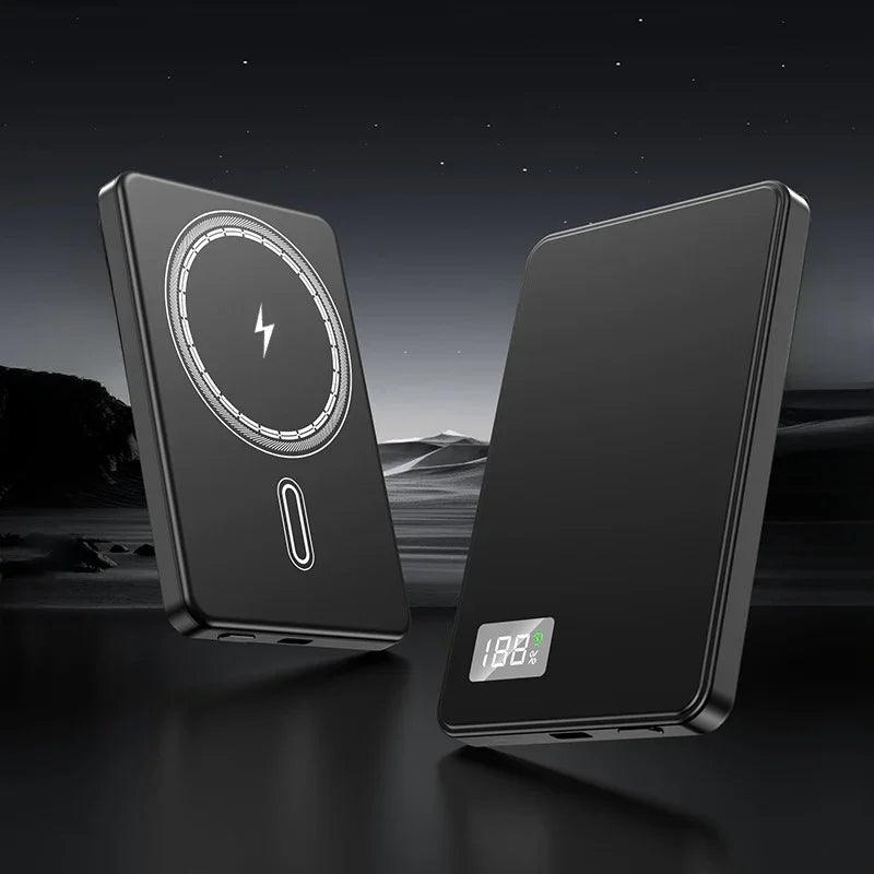 Batterie externe magnétique ultra-mince à charge rapide avec câble intégréEX-STOCK Canada