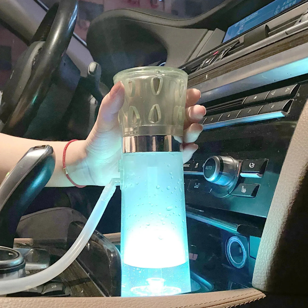 Portable Car Anti-tropical Hook Can Be Held With LED Light Plastic Hookah Set - EX-STOCK CANADA