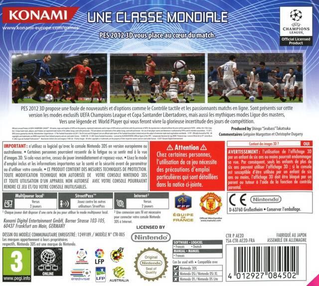 Pro Evolution Soccer 2012 3D