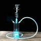 European and American LED Rotating Glass Hookah - EX-STOCK Canada