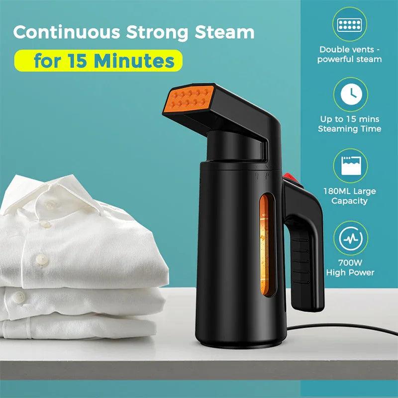 Portable Handheld Garment Steamer Wet And Dry Electric Iron EX-STOCK Canada