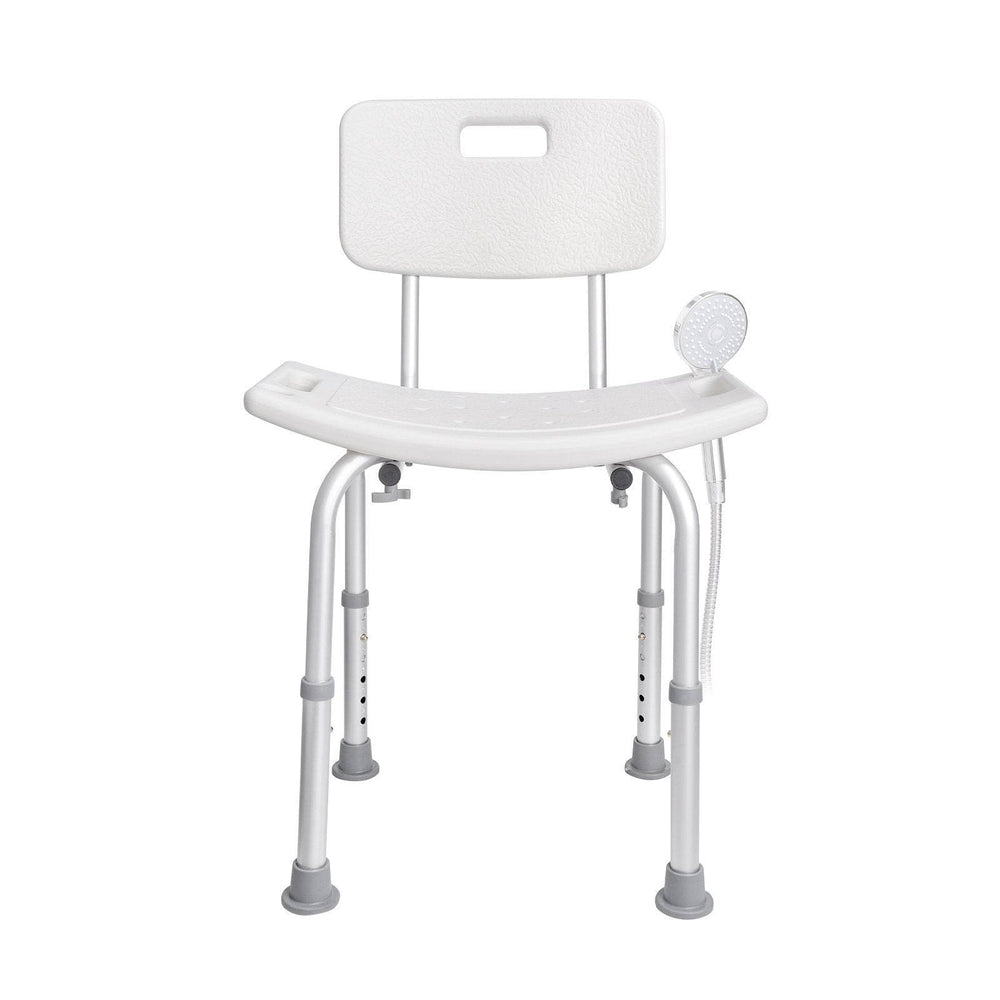 Shower Chair, Shower Seat With Back, Adjustable Height Shower Stool, Shower Chair For Inside Shower Bathtub, Non-slip Bathroom Bench Bath Chair For Elderly Disabled Handicap, 350 Lbs Capacity - EX-STOCK Canada